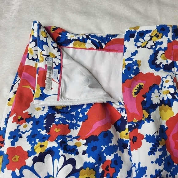 Boden Floral Pencil Skirt. Size 4P. 4 Petite. Colorful - Picture 3 of 8